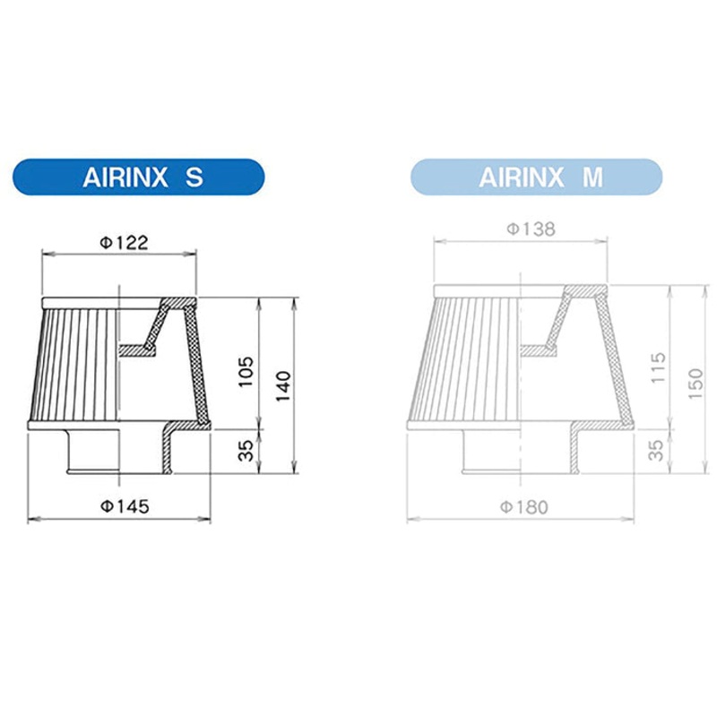 GReddy Airinx S 70mm Universal Filter | Universal (12500602)