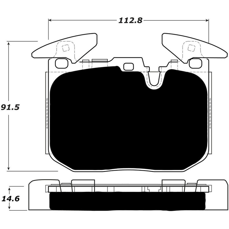 Porterfield Brake Pads for 2016 MINI Cooper w/Sport Brake Retrofit Kit