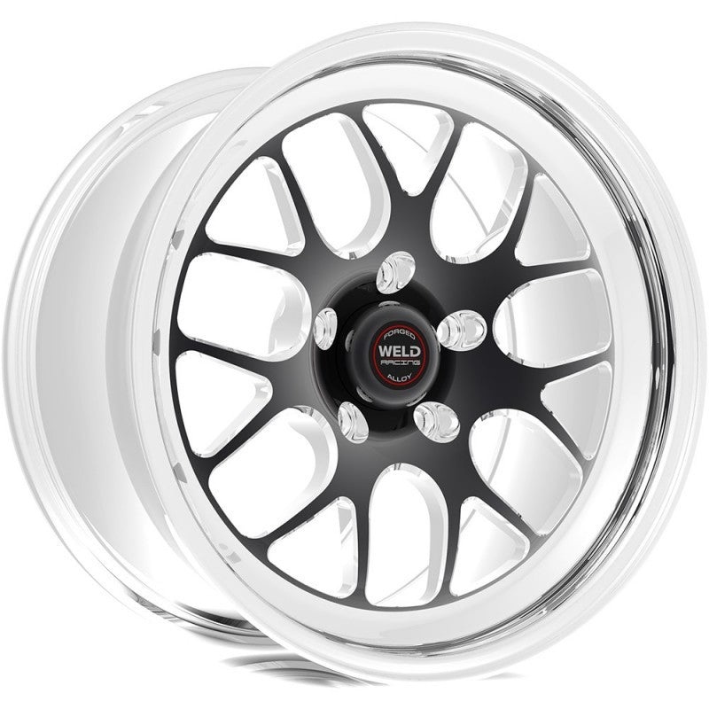 Weld S77 15×10 / 5×115 BP / 6.5in. BS Black Wheel (Medium Pad) – Single-Beadlock