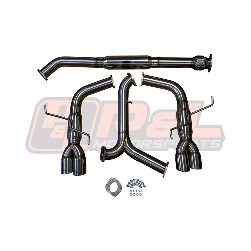 P&L Motorsports 2008+ STI / 2011-2014 WRX Quad Tip Exhaust  SEDAN