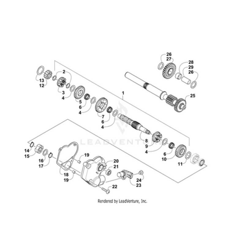 Steel Washer 20 X 40 X 1 by Arctic Cat