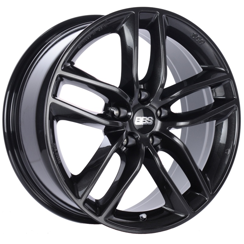 BBS SX 18×8 5×114.3 ET40 Crystal Black Wheel -82mm PFS/Clip Required