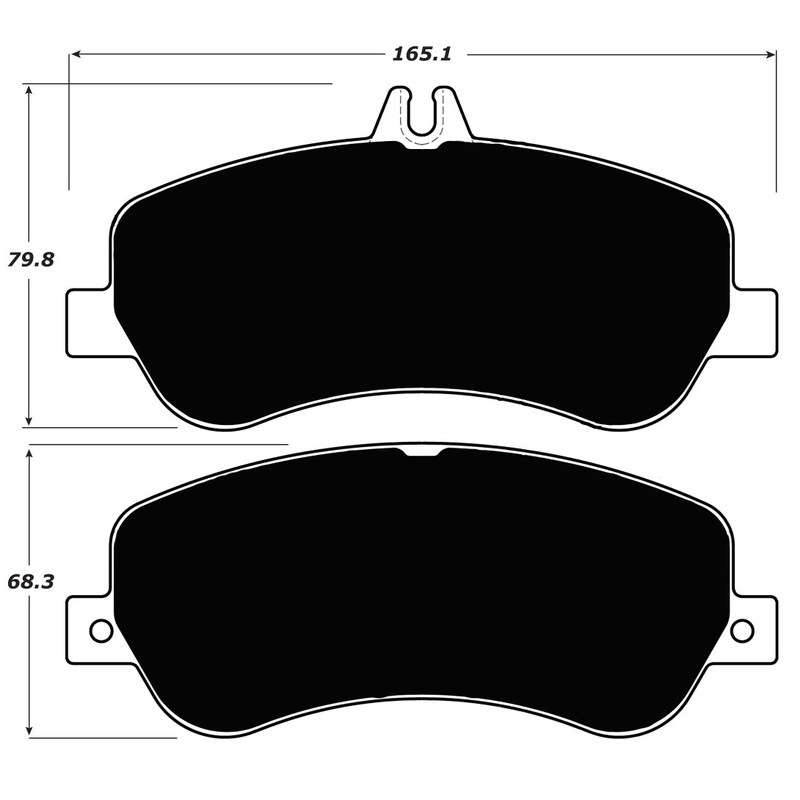 Porterfield Brake Pads for 2013 MERCEDES-BENZ GLK250