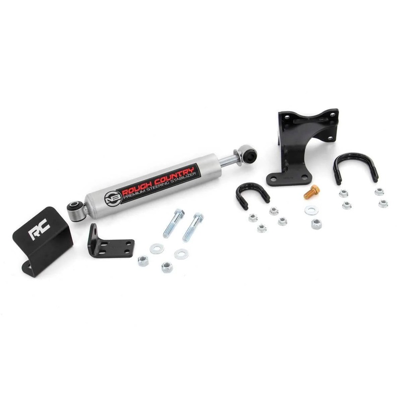 Rough Country N3 Steering Stabilizer Kit | 8731930 | 2007 – 2018 Jeep Wrangler JK JKU