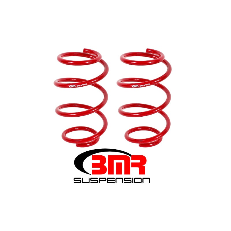 BMR 15-17 S550 Mustang Front Performance Version Lowering Springs – Red