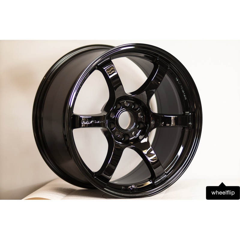 Gram Lights 57DR 18×9.5 +12 5×114.3 Glossy Black (SET)