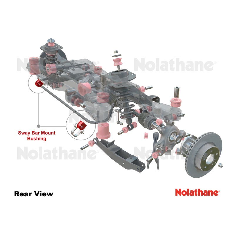 Nolathane Rear Sway Bar – Mount Bushing Kit (13mm) | 2007-2011 BMW 3-Series and 2008-2012 BMW 1-Series (REV012.0056)