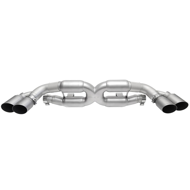 SOUL 13-19 Porsche 991.1 / 991.2 Turbo X-Pipe Exhaust – GT2 Style Tips (Signature Satin)