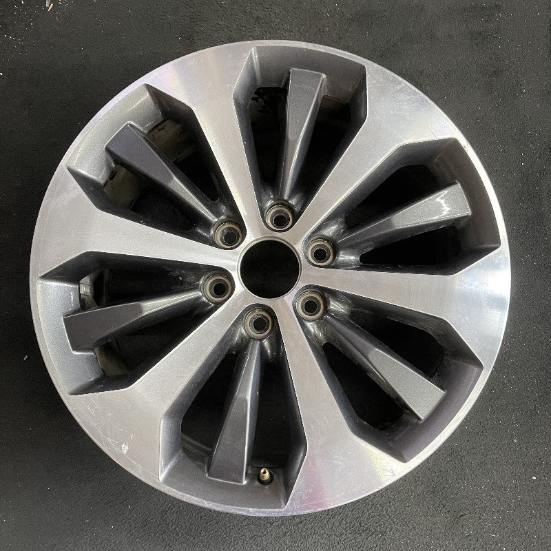 20″ FORD F150 PICKUP 17 20×8.5 12 spoke machined face flash gray pockets Original OEM Wheel Rim