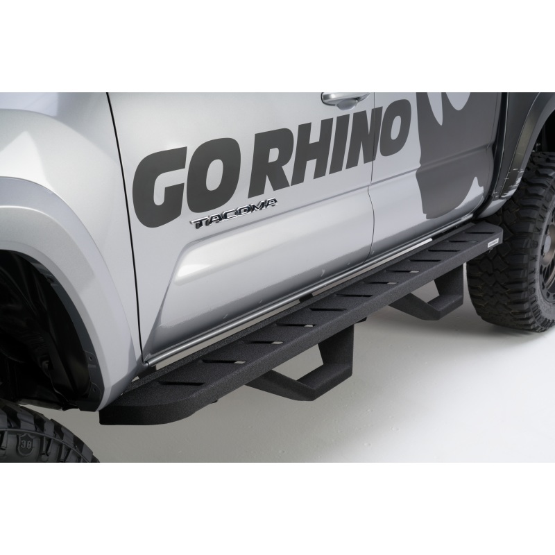Go Rhino 99-16 Ford F-250 RB10 Complete Kit w/RB10 + Brkts + 2 RB10 Drop Steps