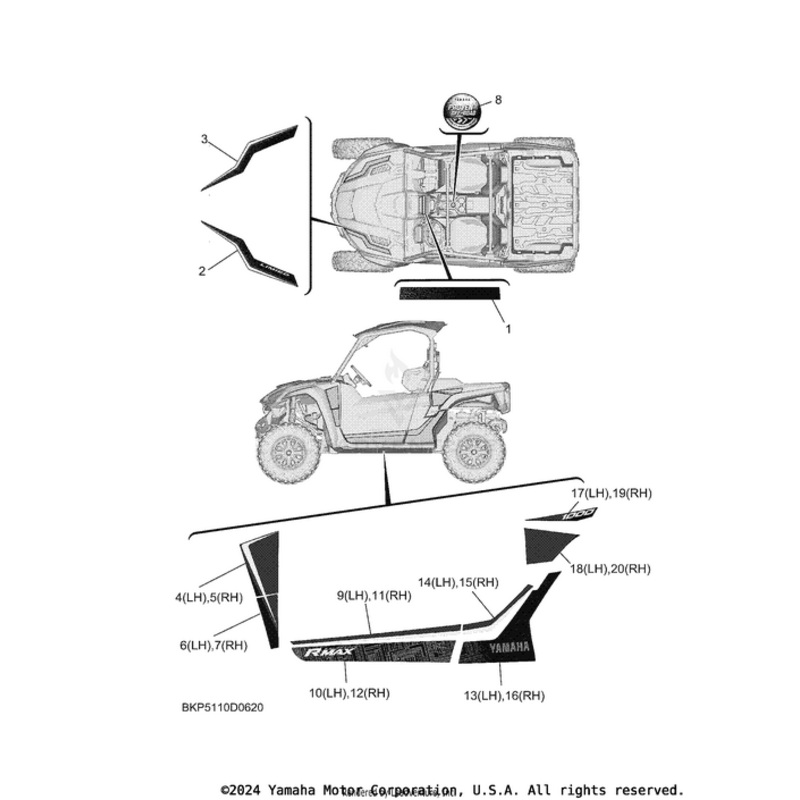 Graphic 7 (LH) by Yamaha