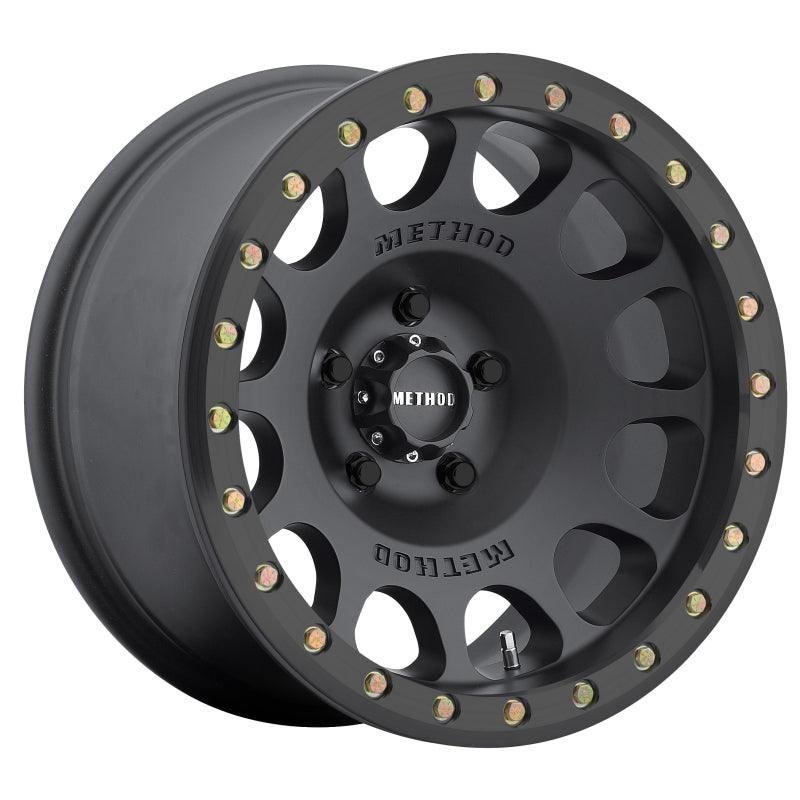 Method MR105 Beadlock 17×8.5 0mm Offset 6×135 87mm CB Matte Black w/BH-H24125 Wheel