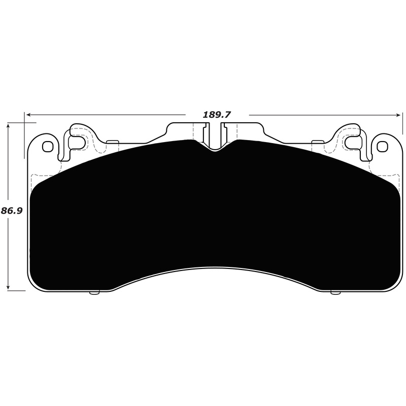 Porterfield Brake Pads for 2016 LEXUS LS 460L w/Sport Pkg