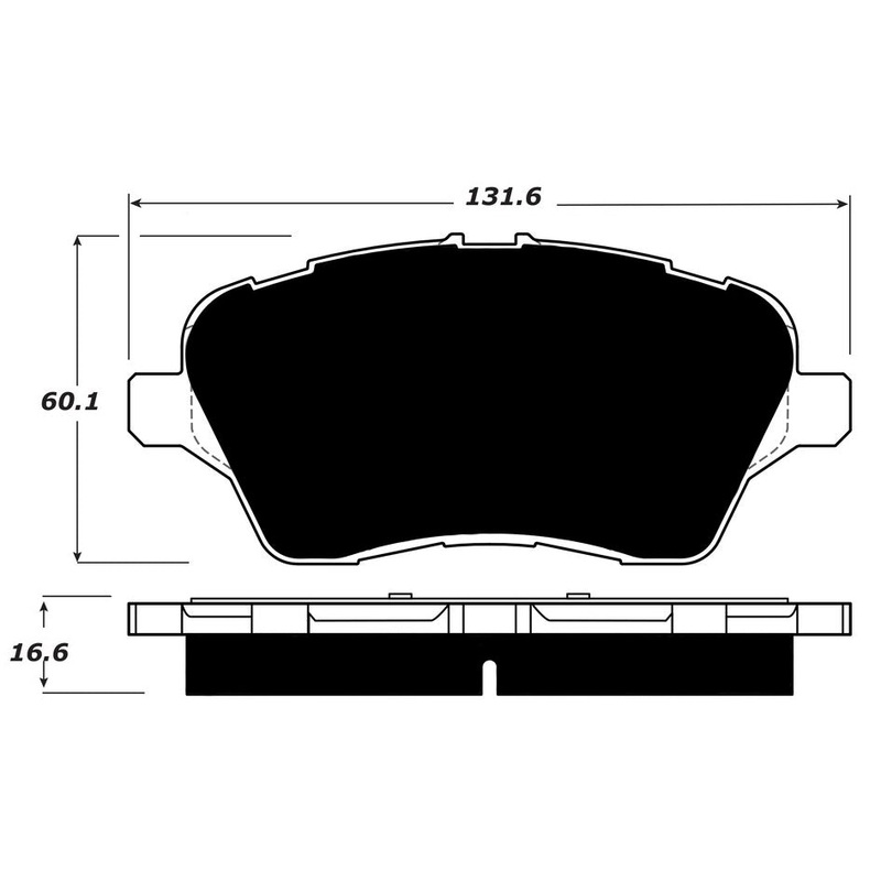Porterfield Brake Pads for 2018 FORD FIESTA- Rear Disc