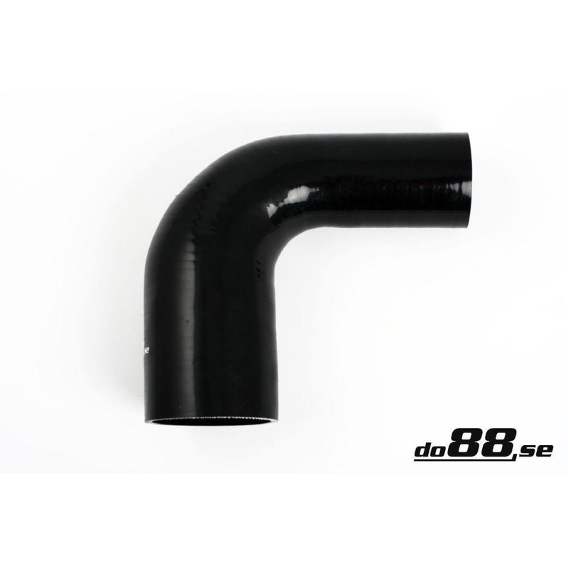 Silicone Hose Black 90 degree 2,5 – 2,75” (63 – 70mm)