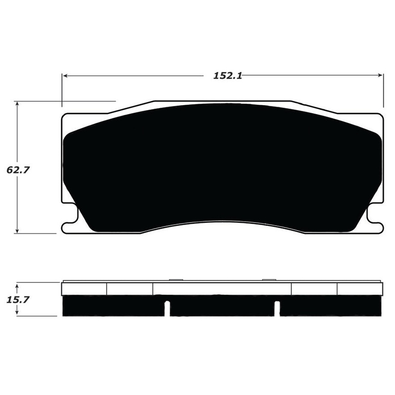 Porterfield Brake Pads for 2013 JAGUAR XKR S w/Alcon Brake Pkg.