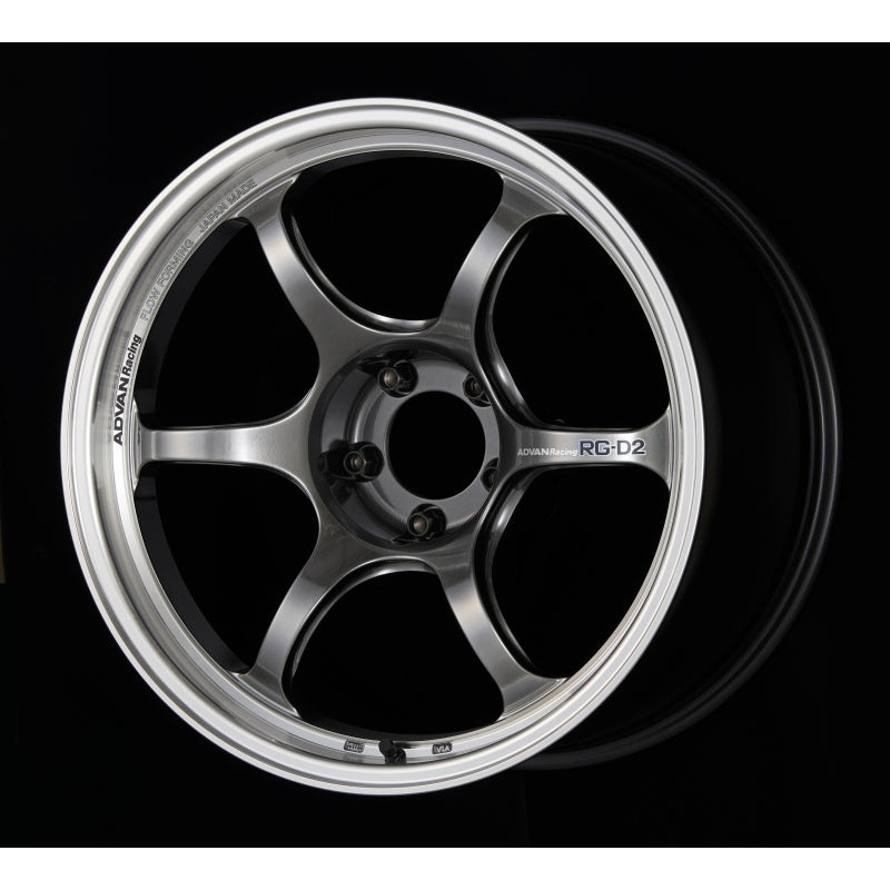 Advan RG-D2 16×8.0 +38 4-100 Machining & Racing Hyper Black Wheel