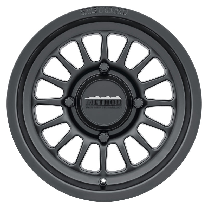 Method MR411 Bead Grip 15×7 / 5+2/38mm Offset / 4×156 / 132mm CB Matte Black Wheel