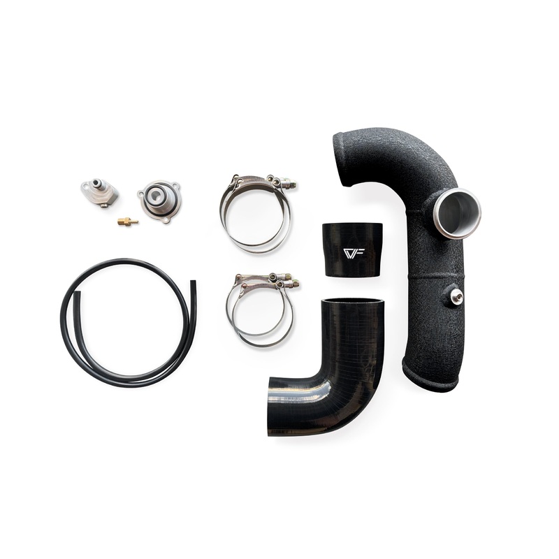CVF Aluminum Intercooler Charge Pipe Kit with TiAL Flange (2013-2018 Ford Focus ST)