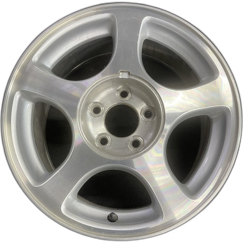 16″ MUSTANG 03-04 16×7.5 aluminum w/o exposed lug nuts; machined bright Original OEM Wheel Rim