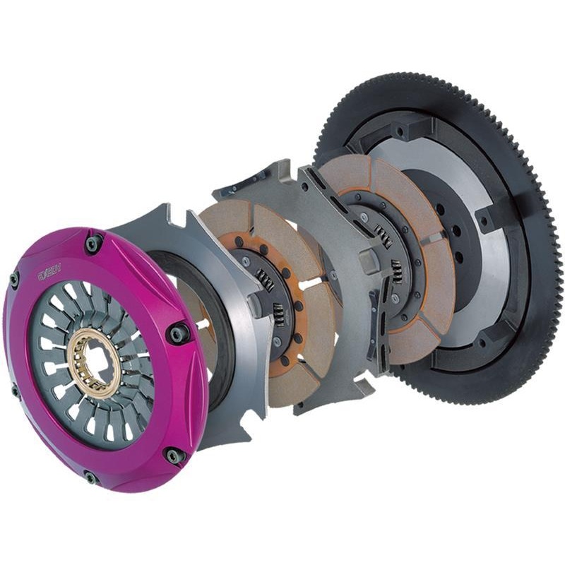 Exedy 2003-2007 Infiniti G35 V6 Hyper Twin Cerametallic Clutch Sprung Center Disc Push Type Cover