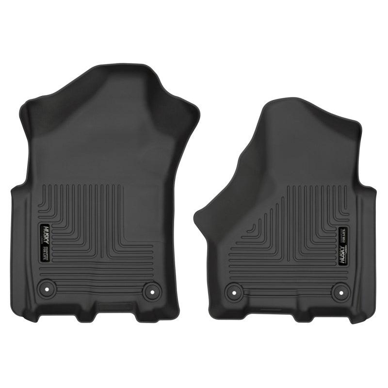 Husky Liners 2019 Ram 2500/3500 Crew Cab/Mega Cab WeatherBeater Black Front Floor Liners