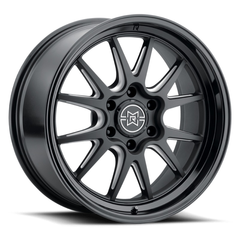 Method Raised MR802 20×10 / 8×170 BP / -18mm Offset / 125mm Bore – Double Black Milled Wheel