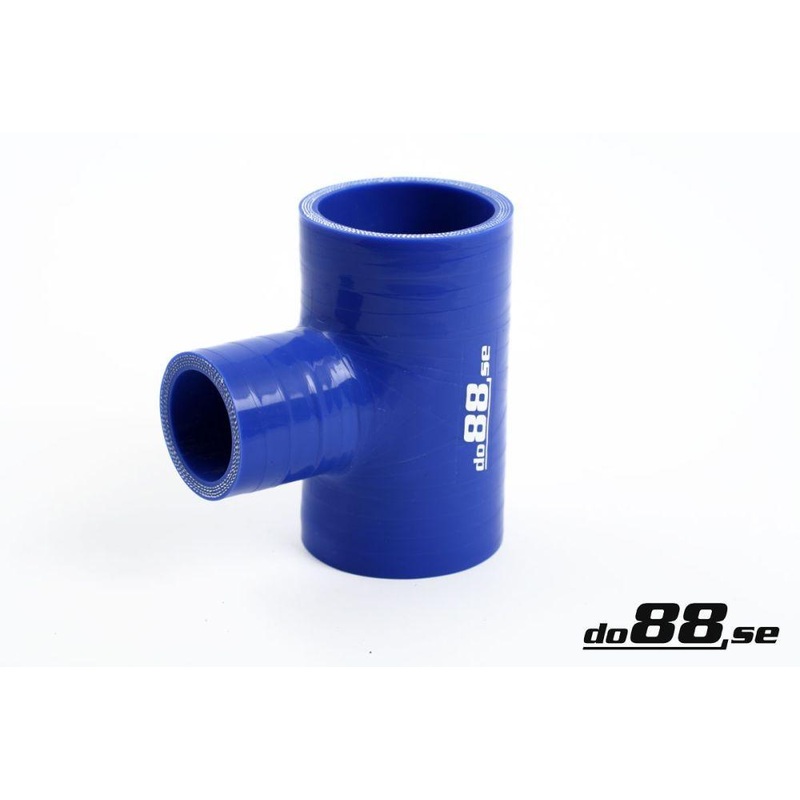 Silicone Hose Blue T 2,25” + 1”  (57mm+25mm)