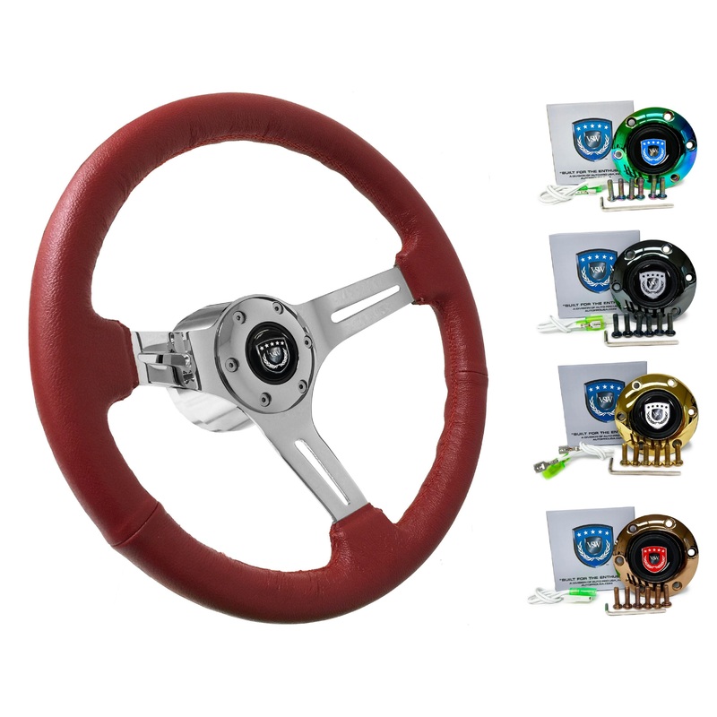 2000-04 Toyota Avalon Steering Wheel Kit | Red Leather | ST3012RED