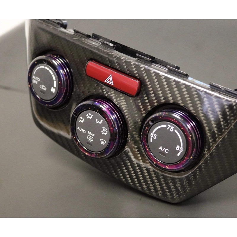 Billetworkz Climate Control Knobs Purple Cosmis Space WRX/STI 2008-2014