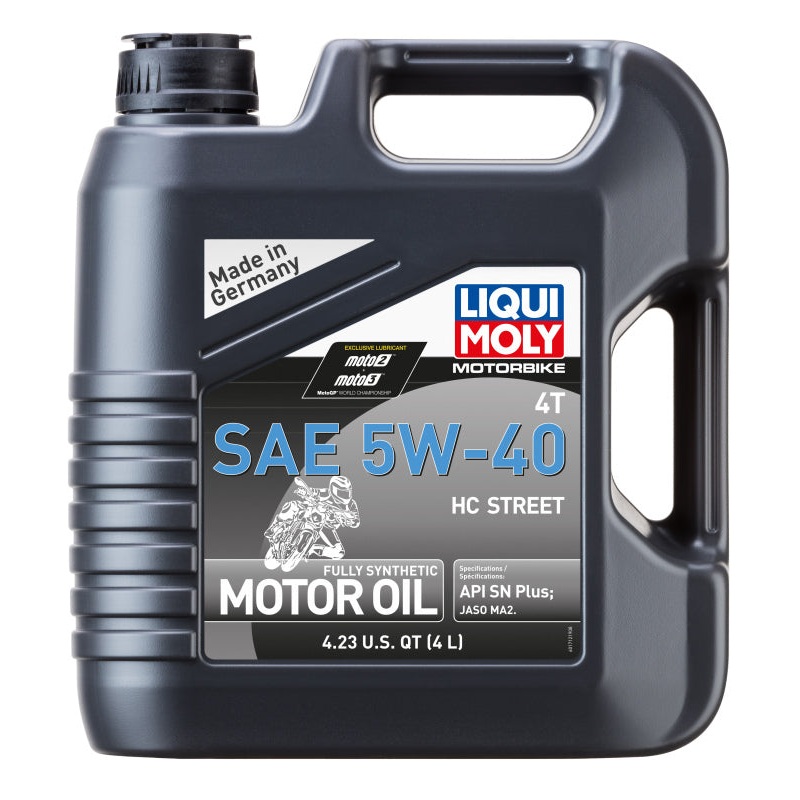LIQUI MOLY 4L Motorbike 4T SAE 5W40 HC Street
