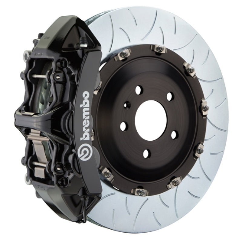 Brembo 03-09 Range Rover Front GT BBK 6 Piston Cast 405×34 2pc Rotor Slotted Type-3-Black