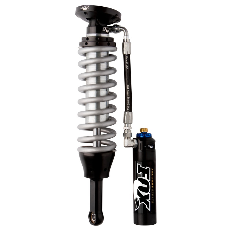 Fox 00-06 Tundra w/UCA 2.5 Factory Series 5.45in. Remote Res. Coilover Shock Set w/DSC Adj. – Black