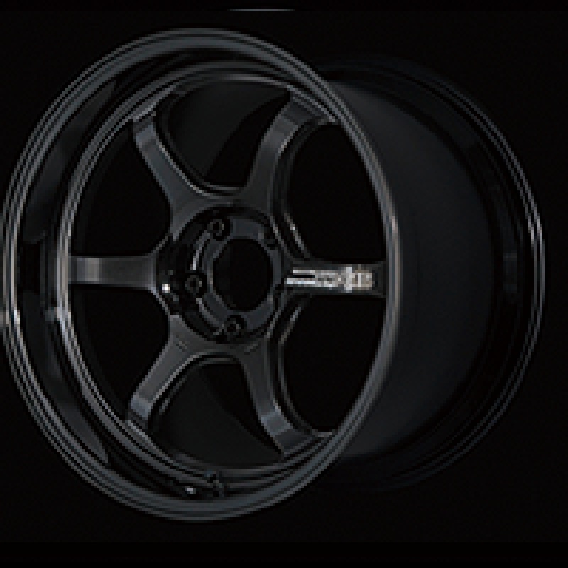 Advan R6 18×10.5 +24 5-114.3 Racing Titanium Black Wheel