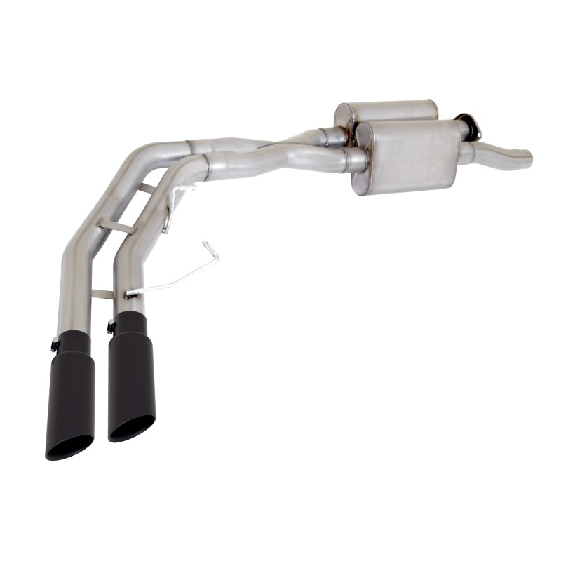 Gibson 17-19 Ford F-150 Raptor 3.5L 3in Cat-Back Super Truck Exhaust – Black Elite