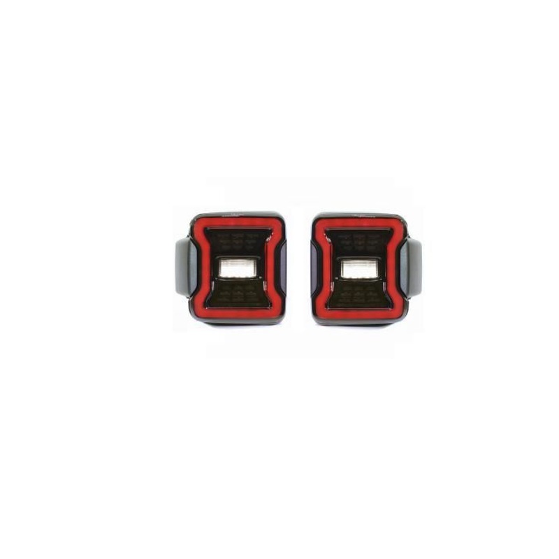 Jeep Wrangler JL Blackout LED Replacement Tail Lights