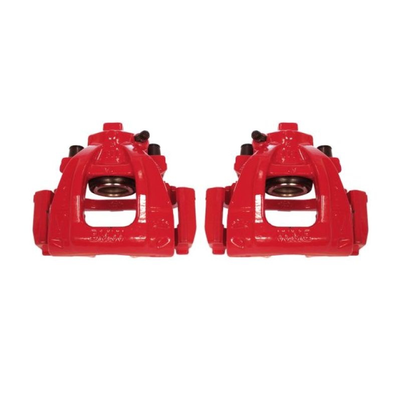 Power Stop 02-06 Mini Cooper Front Red Calipers w/Brackets – Pair