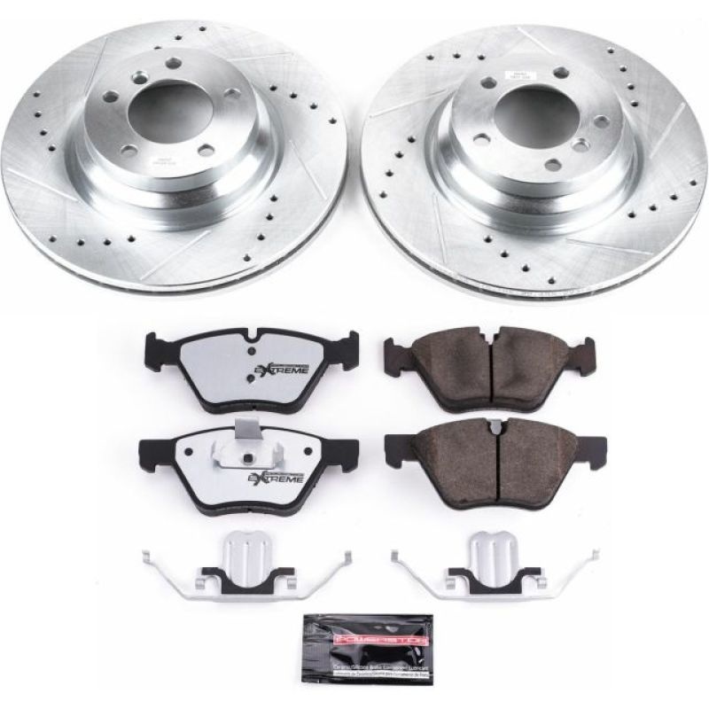 PowerStop Power Stop 2006 BMW 330i Front Z26 Street Warrior Brake Kit