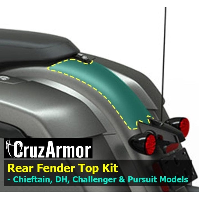 Rear Fender Protection Kit DIY for Indian Challenger, Pursuit & Chieftain by CruzArmor