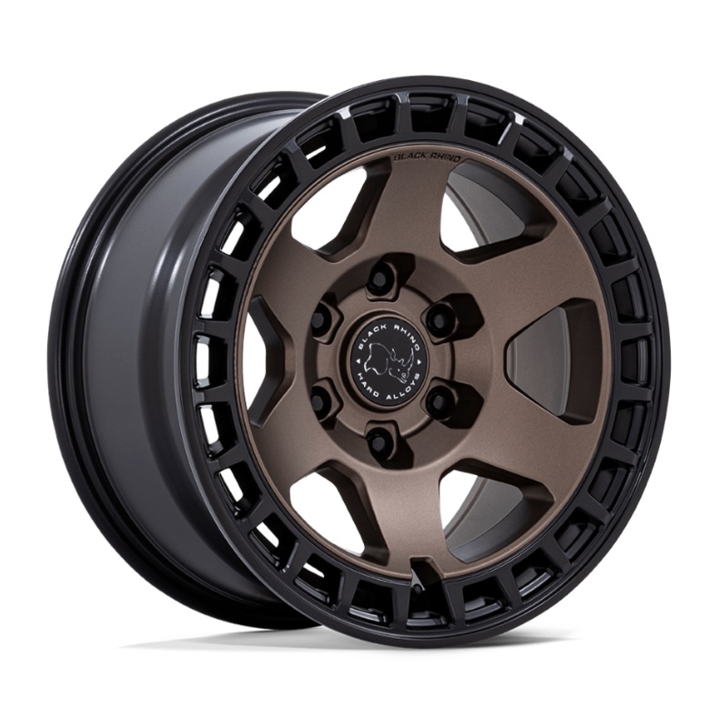 17×8.5 Black Rhino Bahari BR022 Burnt Bronze w/ Matte Black Lip