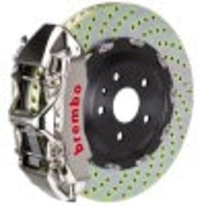 Brembo 24+ BMW M30i/530i XDrive Fr GT-R BBK 6 Piston Billet 380×34 2pc Rotor Drilled – Nickel Plated