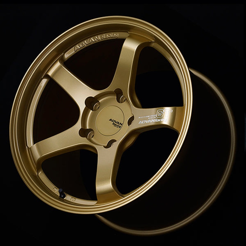 Advan GT Wheel for Porsche – 18×11.0 +40 | 5×130 | Racing Gold Metallic