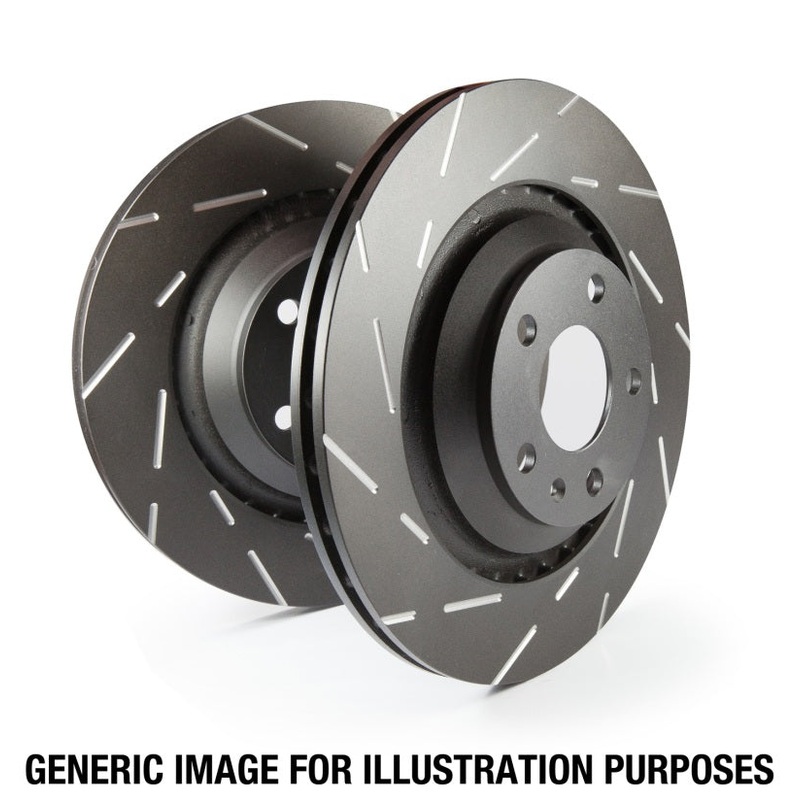 EBC 2003-2008 Toyota Corolla / 2003-2008 Matrix 1.8L USR Series Slotted Front Rotors