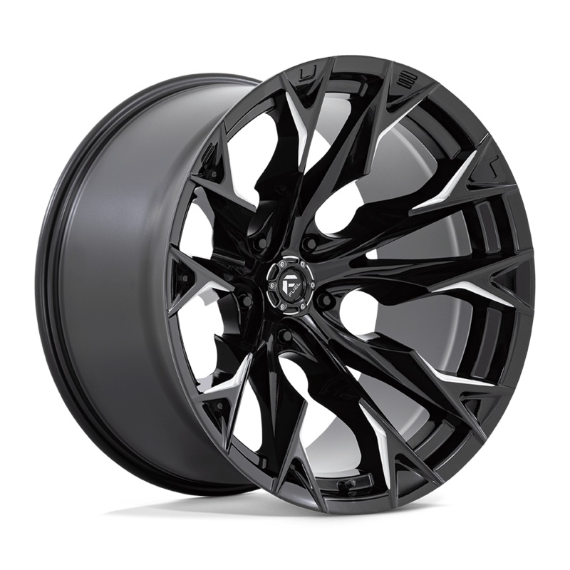 Fuel Wheels D803 Flame 22″ 5×127 Gloss Black Milled