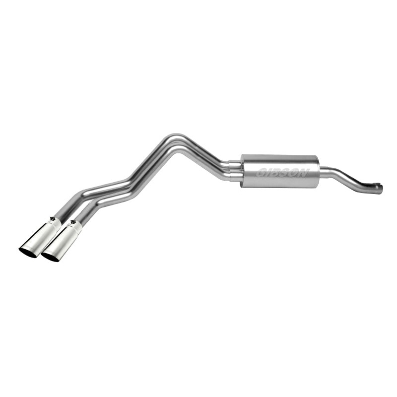Gibson 87-92 Ford F-150 Custom 4.9L 2.5in Cat-Back Dual Sport Exhaust – Stainless
