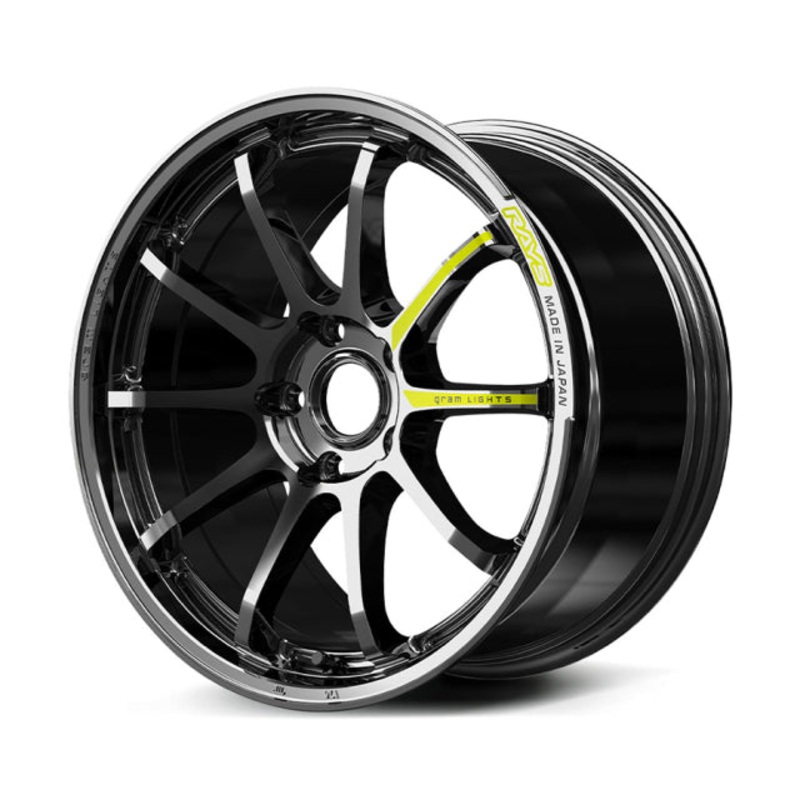 Gram Lights 57NR Limited Wheel – 18×9.5 +12 | 5×114.3 | Rays Black Metal Coat