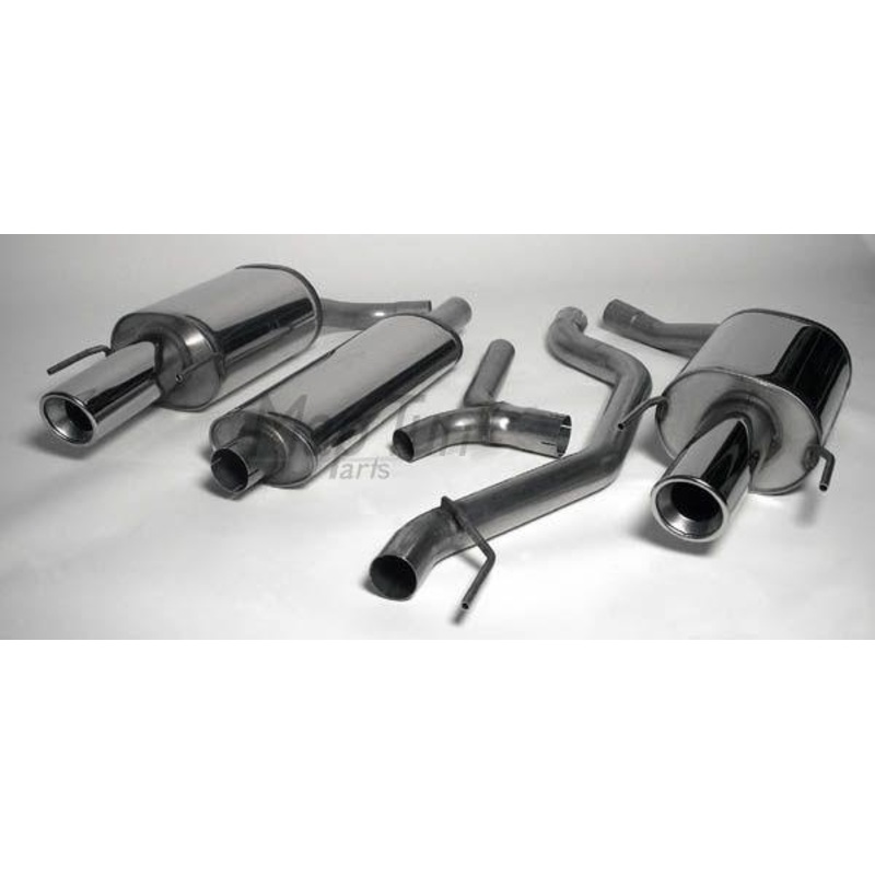 Maptun Performance 2.5″ Cat-Back Dual Pipe Exhaust 9-3 03-11 XWD