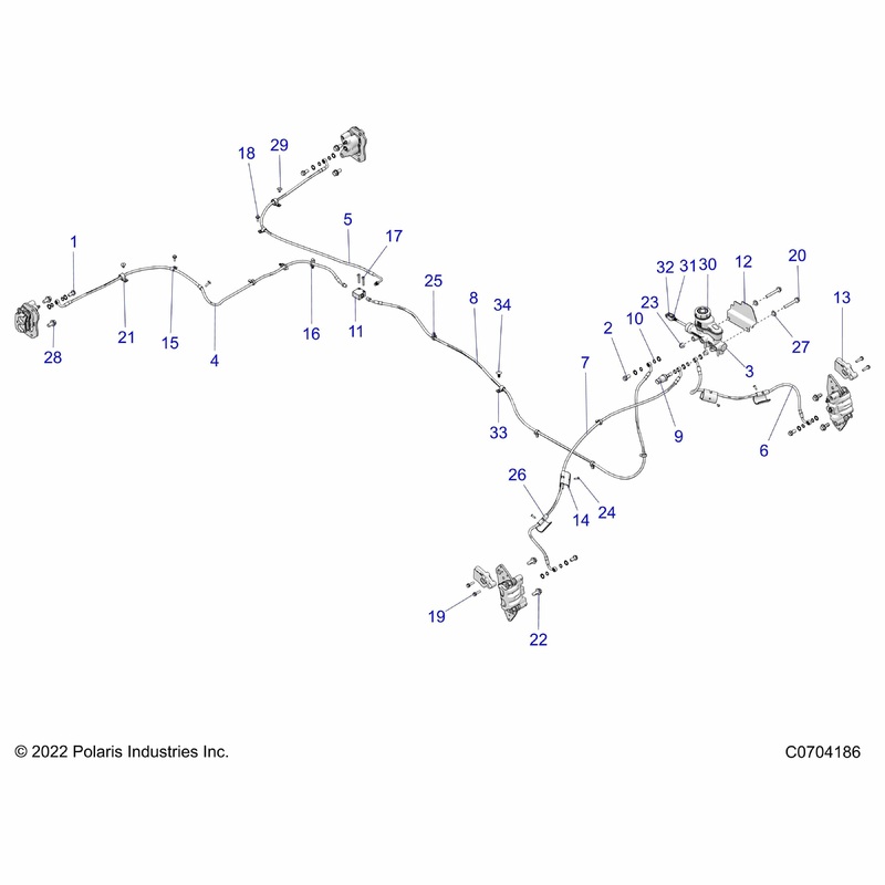 Tandem Master Cylinder Assembly by Polaris