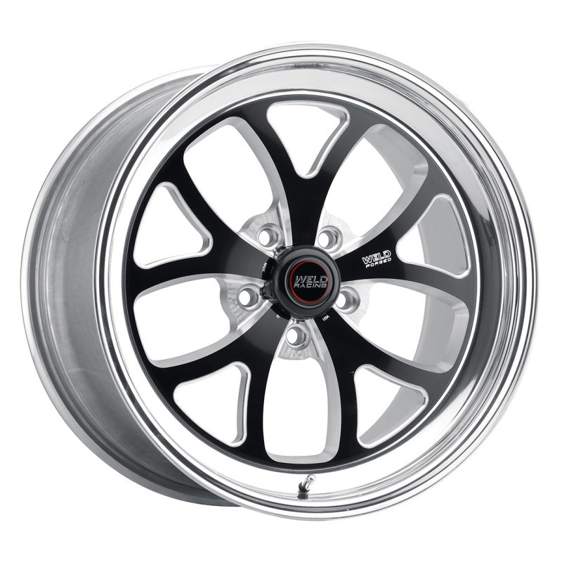 Weld S76 17×9 / 5×115 BP/ 6.2in Backspace (High Pad) Black Wheel – Non-Beadlock
