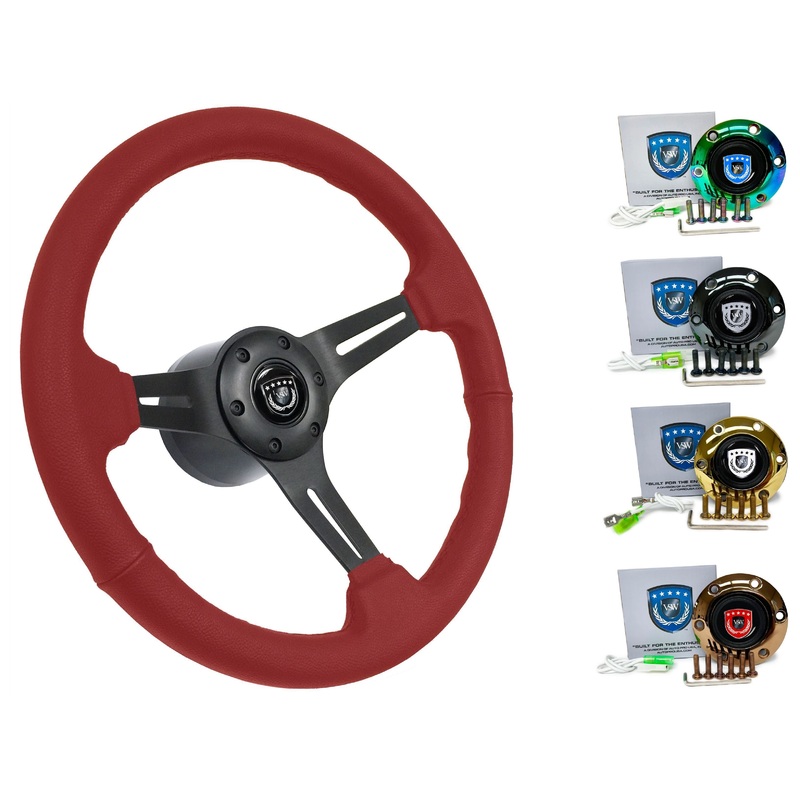 2000-04 Toyota Avalon Steering Wheel Kit | Red Leather | ST3060RED
